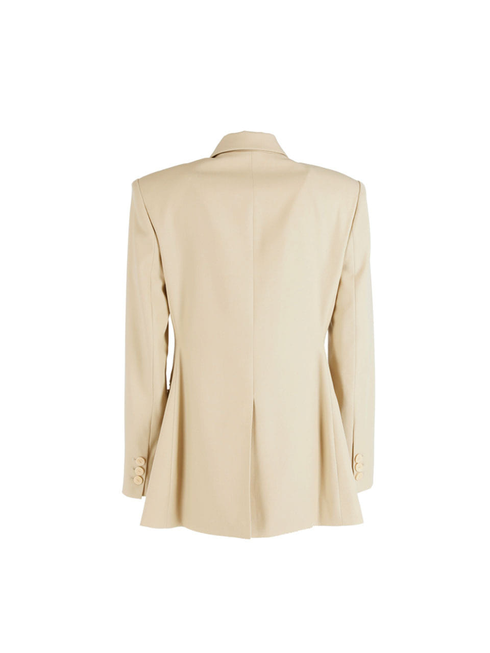 6A Single-breasted wool blazer (Ivory)
